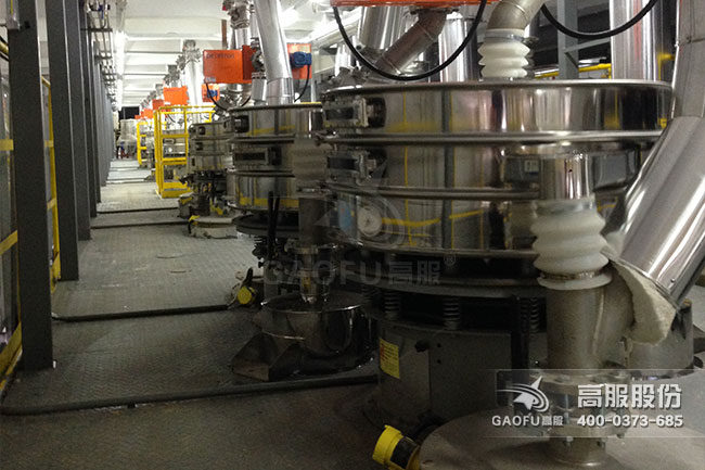 旋振篩客戶現場