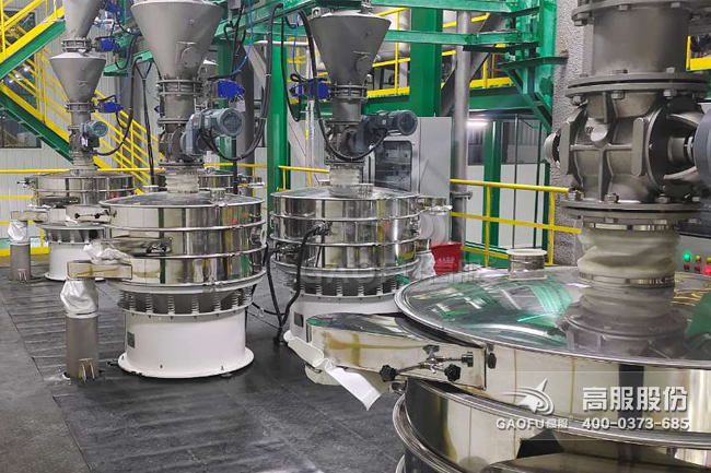 超聲波振動篩客戶現場