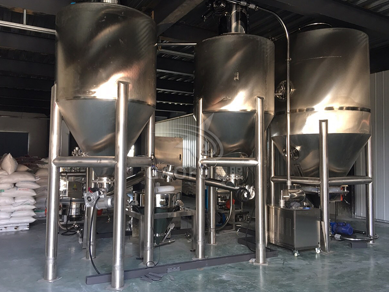 芝麻餅供粉系統