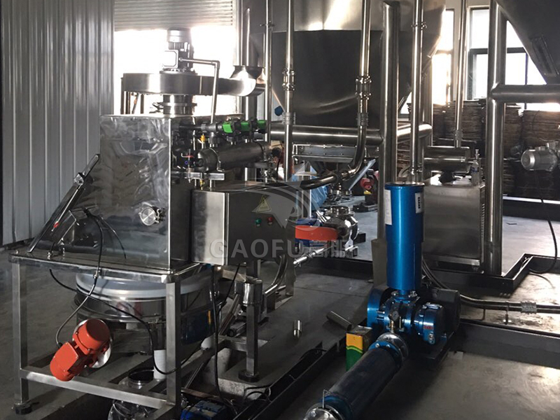 芝麻餅供粉系統